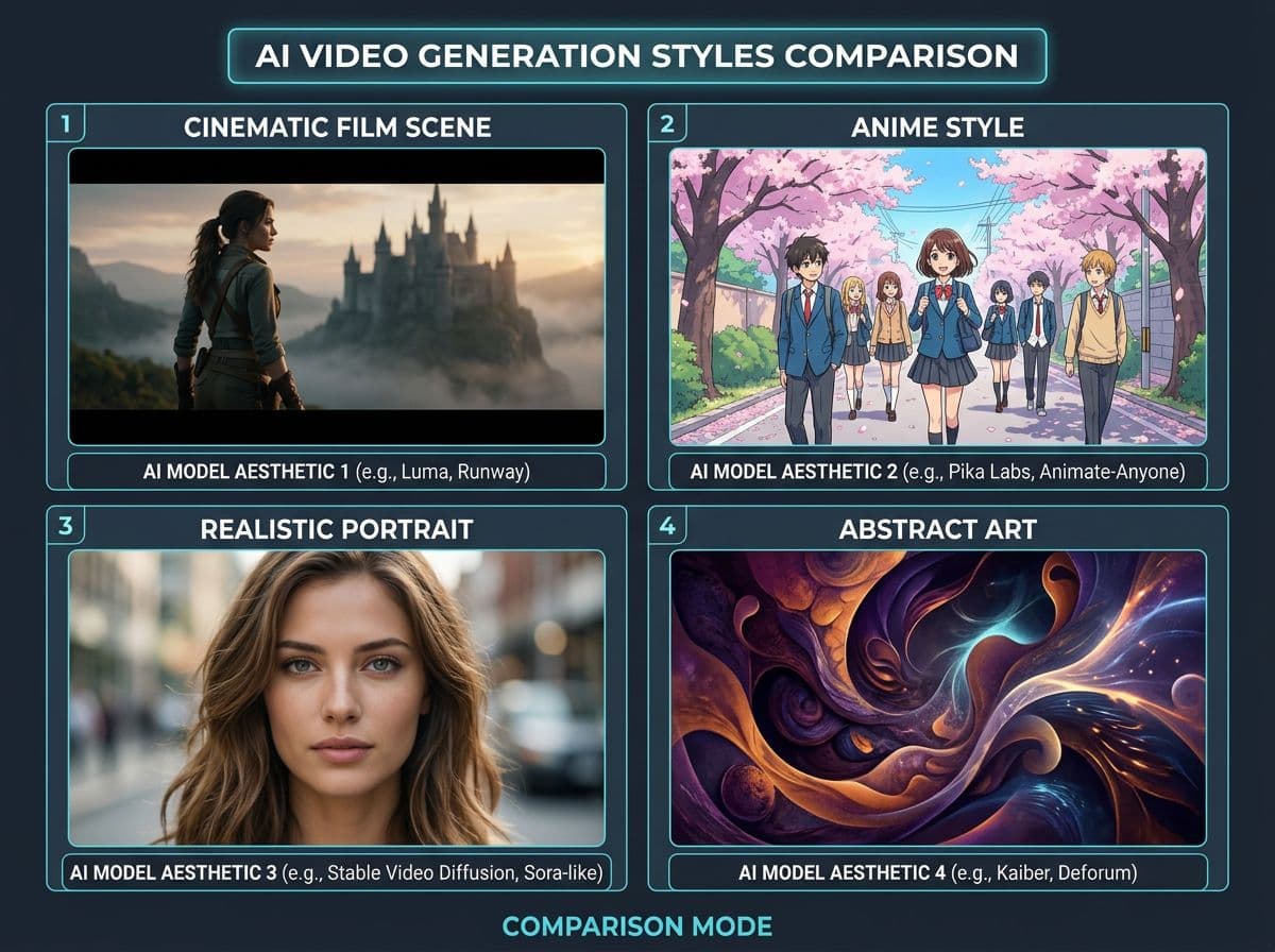 Generazione di video AI multi-modello